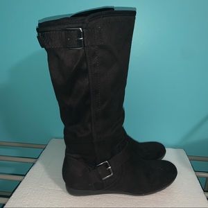 Black Report Tall Boots